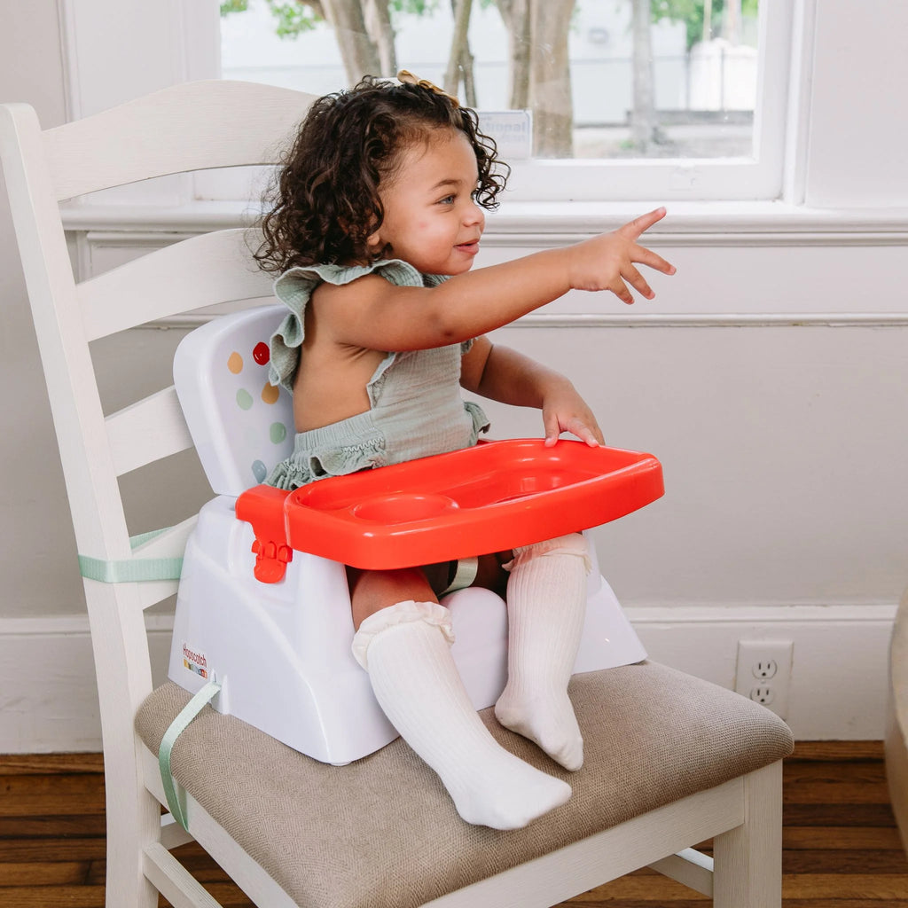 Booster Seat with Tray for Babies and Toddlers, 6 Months and Older W28453