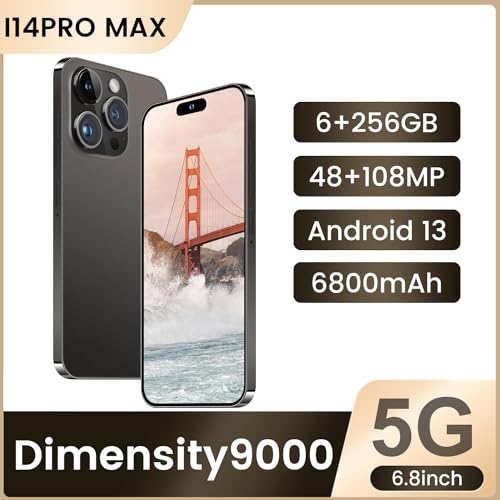 Unlocked Smartphone, 6.7" HD Screen, 108MP Camera, Dual SIM, 6800mAh Z3539