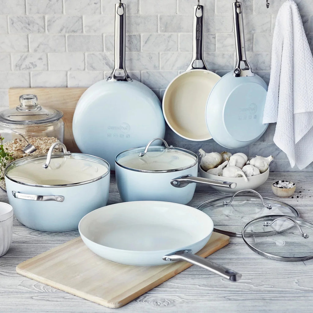 Healthy Ceramic Non-Stick 10-Piece Cookware Set E5764