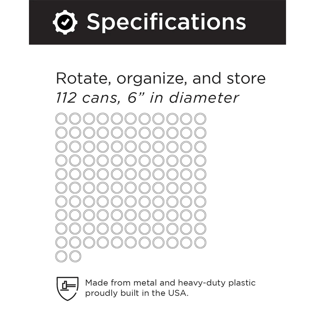 Can Rotation Organizer for 390 Cans P977