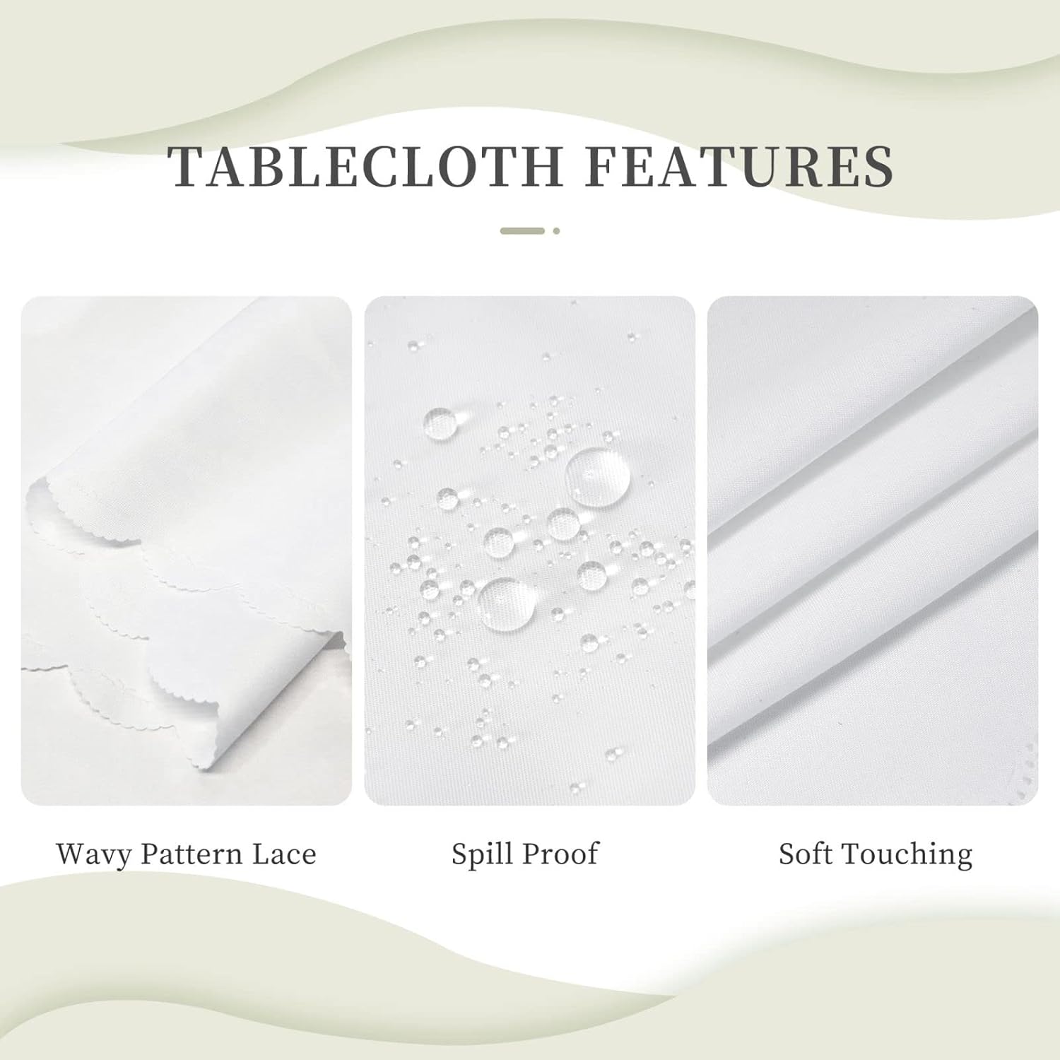 Flame Print Square Tablecloth for Coffee Table Outdoor Decor R13385