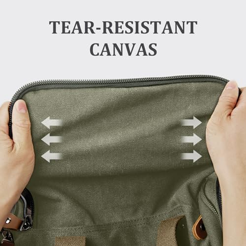 Canvas Duffle Bag for Travel 50L Expandable Weekend Overnight C201