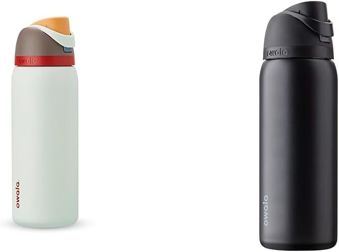 Owala 32 Oz Insulated Stainless Steel Water Bottles with Straw, Set of 2