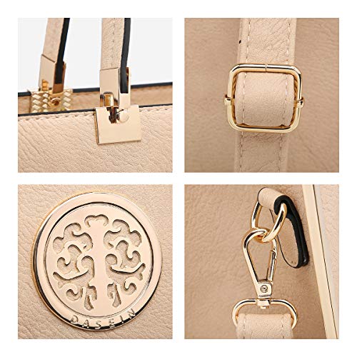 Women's Top Handle Satchel Bag with Wallet Q7566