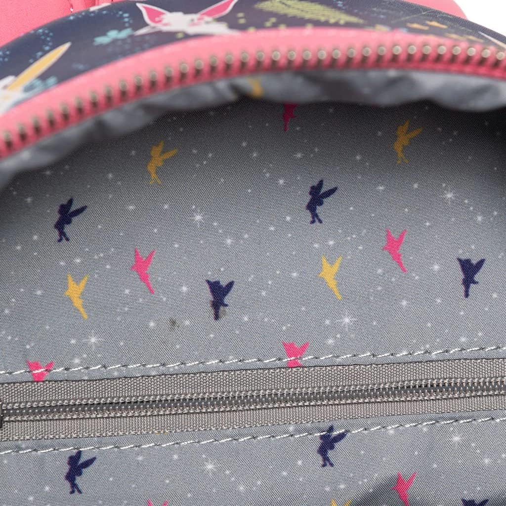 Disney Pink Tinkerbell Glow in the Dark Print Backpack M15751