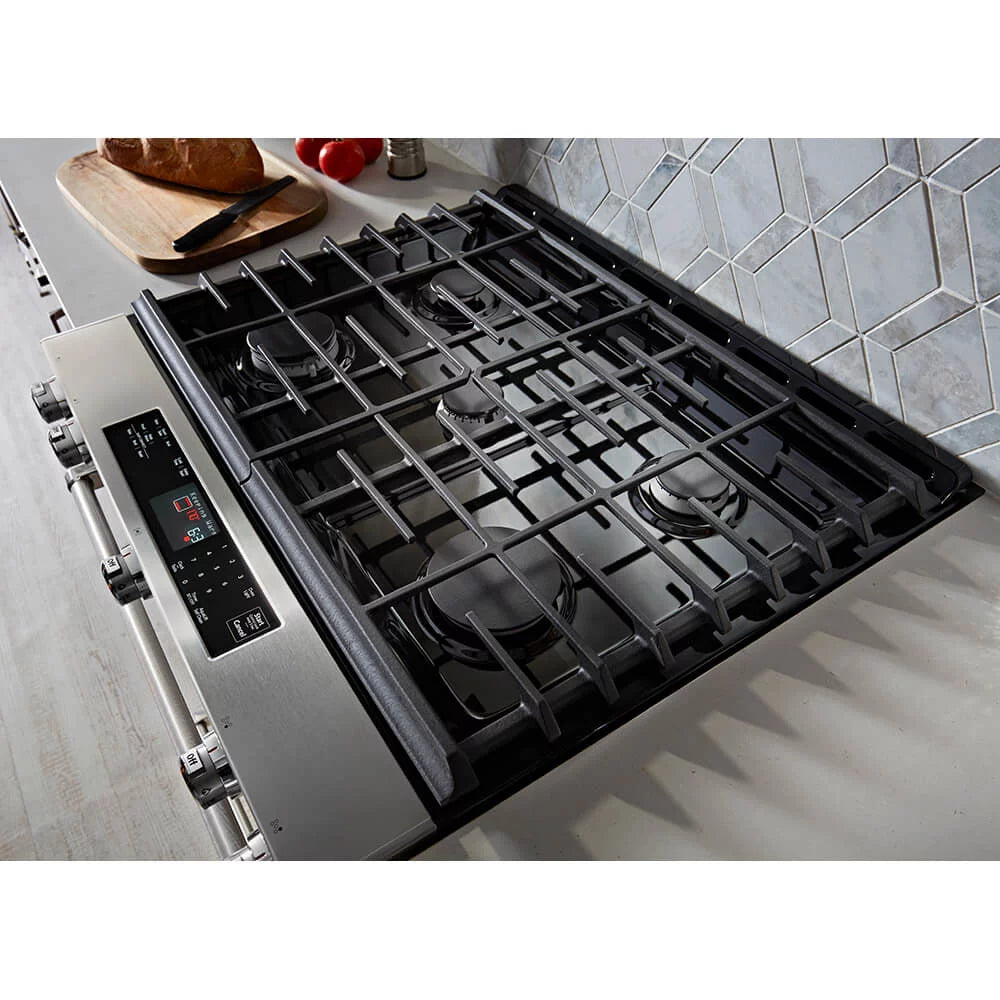 Slide-In Gas Range Black B719739