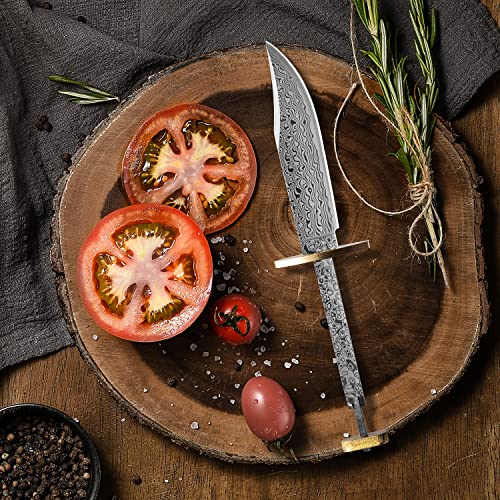 Damascus Steel Bowie Knife Blank for DIY Knifemaking R89100