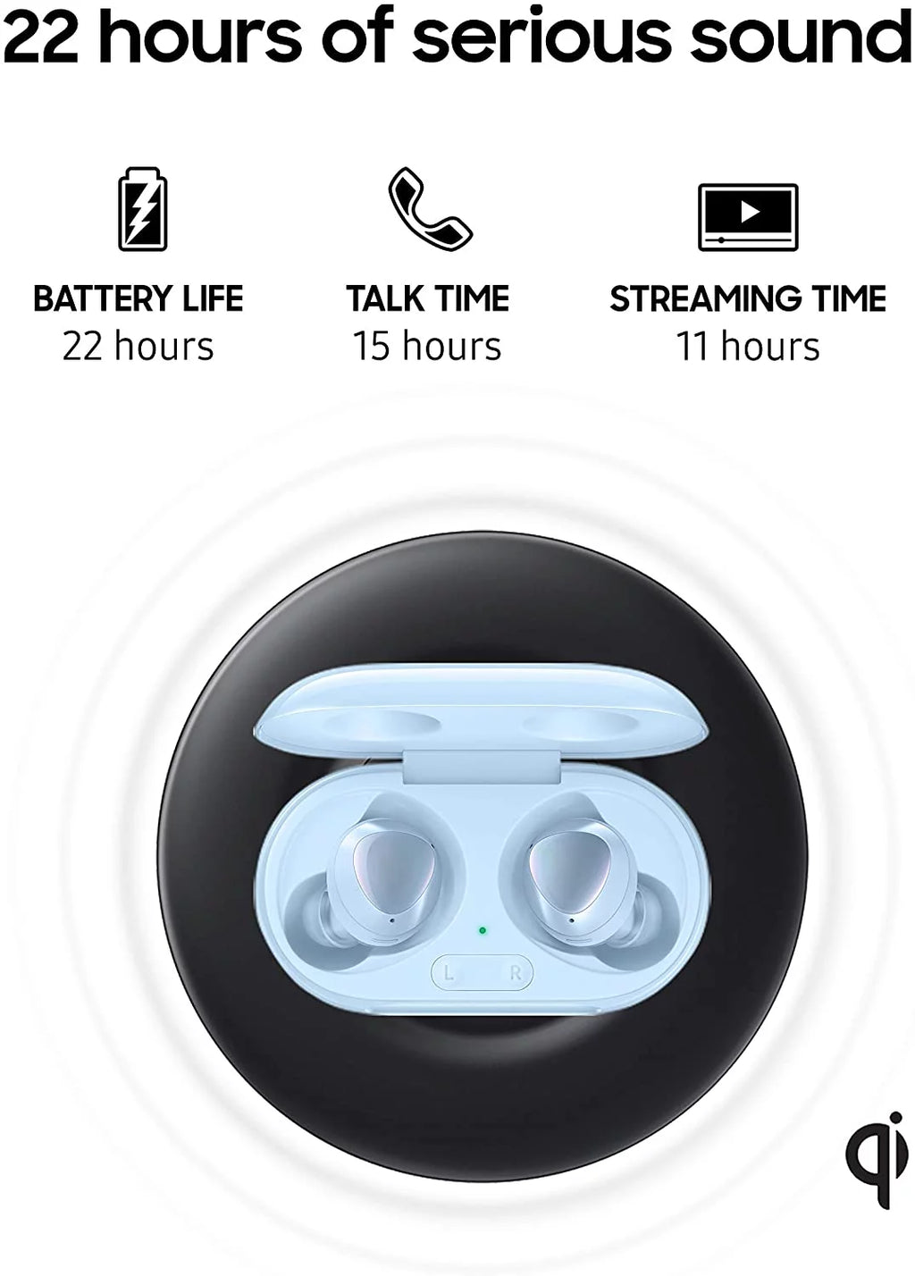 True Wireless Earbuds with Active Noise Cancelling, Blue X24586