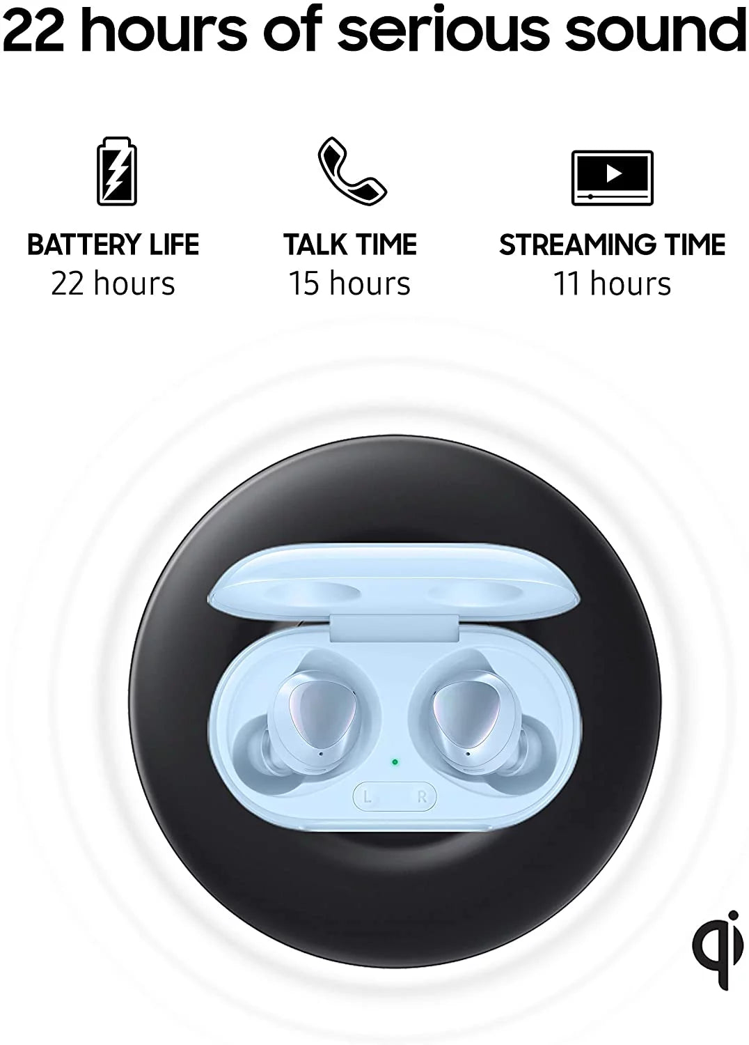 True Wireless Earbuds with Active Noise Cancelling, Blue X24586