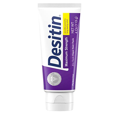 Baby Diaper Rash Cream with 40% Zinc Oxide, Hypoallergenic Paste, 4 oz V5862