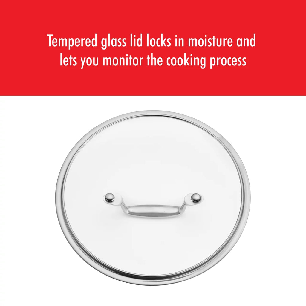 Stainless Steel Ceramic Nonstick Fry Pan with Lid X829