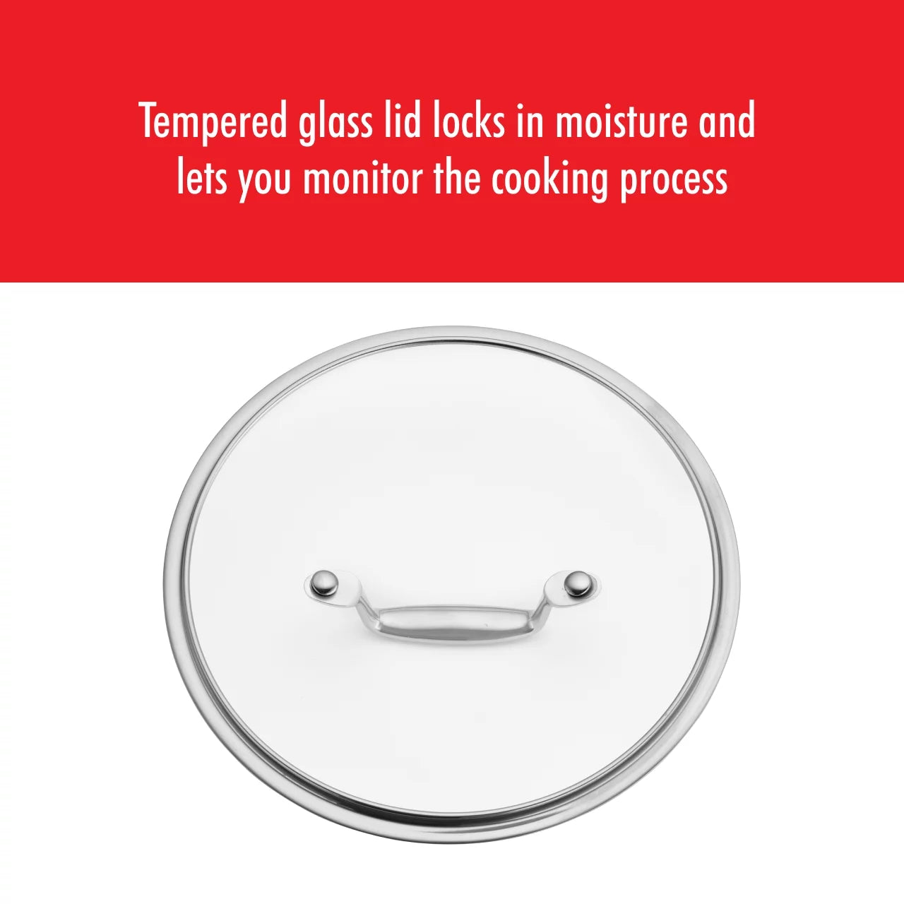 Stainless Steel Ceramic Nonstick Fry Pan with Lid X829