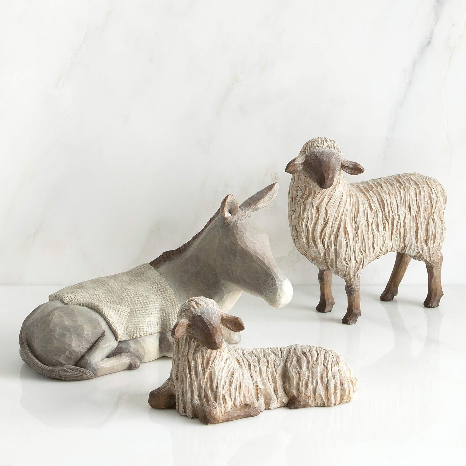 Gentle Animals of The Stable Nativity Figures, 3-Piece Set U761
