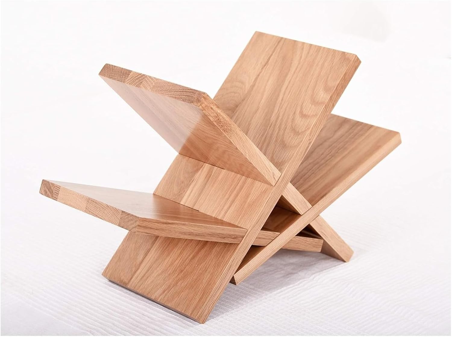 Oak Small Bookshelf Desk Display Stand S922675
