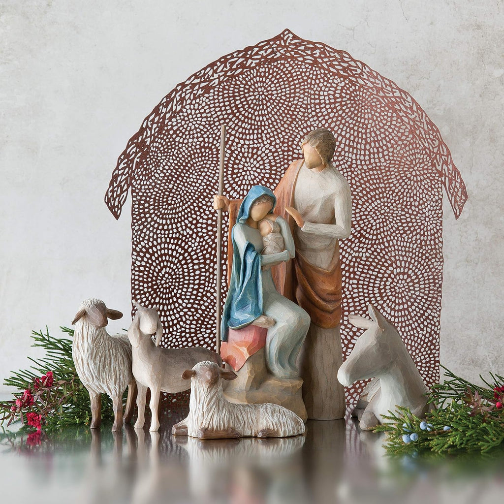 Nativity figures hand-painted 4-piece set U4016