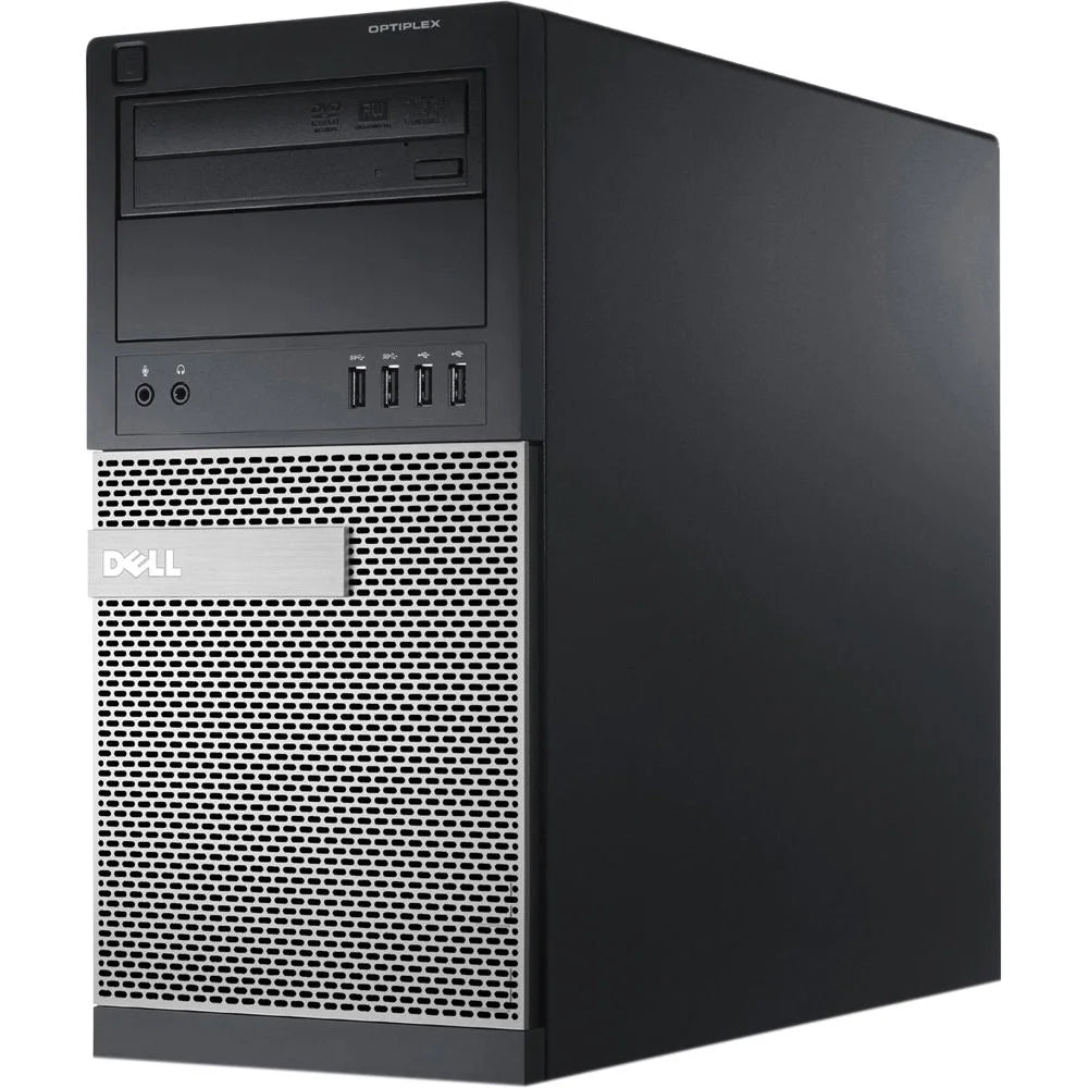 Refurbished Desktop Tower PC, Intel Core i5, 16GB RAM, 128GB SSD + 2TB HDD, WiFi, Bluetooth, DVD, Windows 10 Pro E9800
