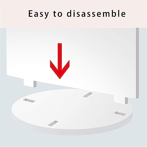 360° Rotating Bookshelf with Baffle Design, Layered Storage Bookcase K44656