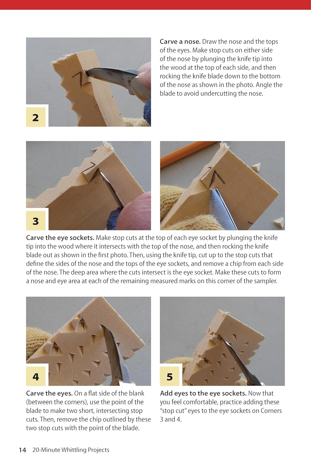 Whittling Projects: Step-by-Step Carving Guide with Photos F91275