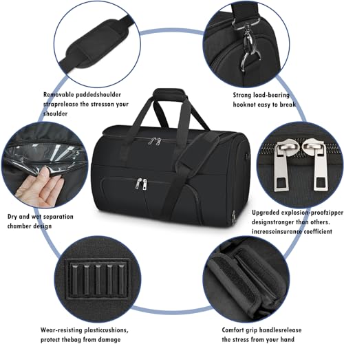Garment Duffle Bag for Travel with Shoe Compartment V339347