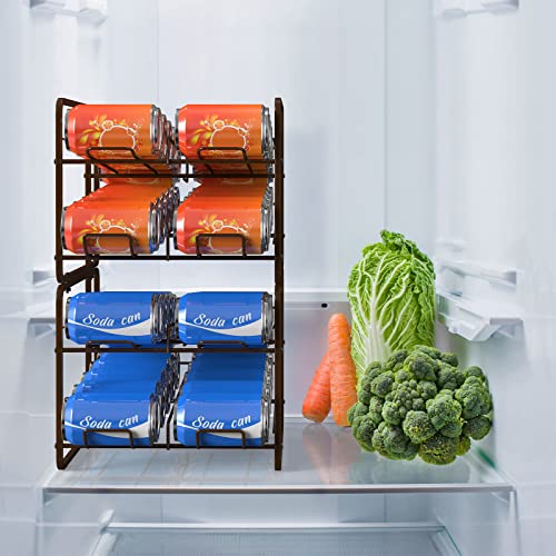 Soda Can Organizer for Refrigerator, 2 Pack O2472