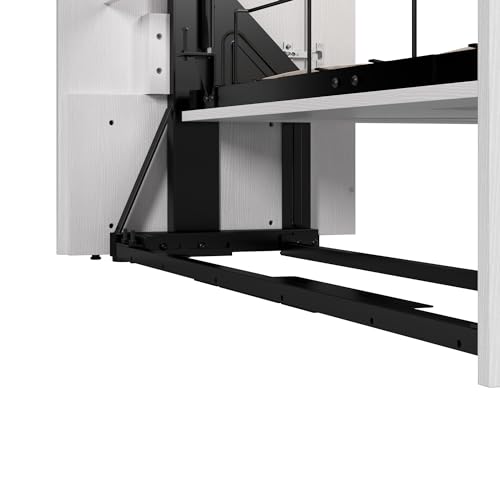 Full Murphy Bed with Closet Organizers and Drawers, Space-Saving for Bedroom or Guest Room B463719