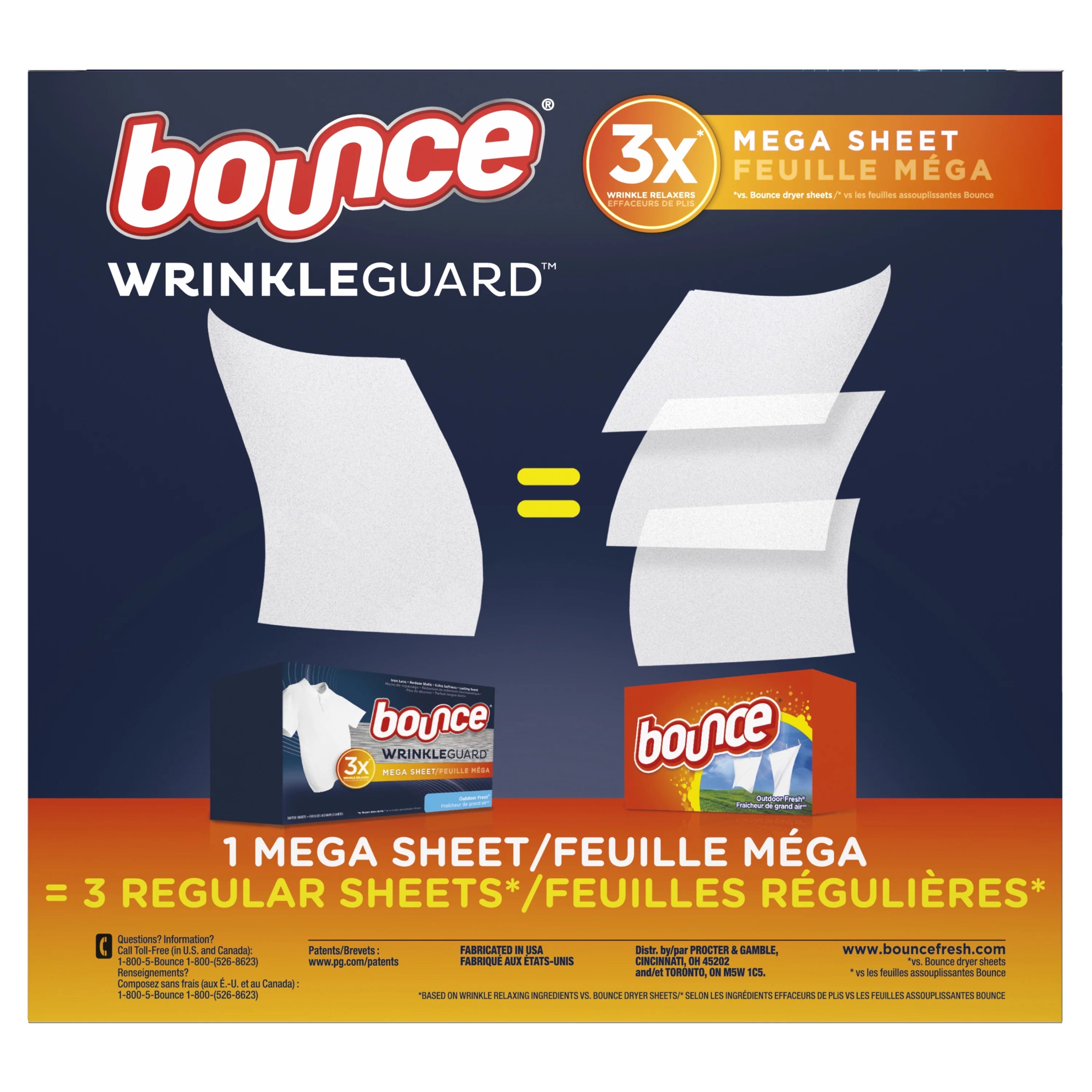 Dryer Sheets, Outdoor Fresh Scent, 160 Count P4957