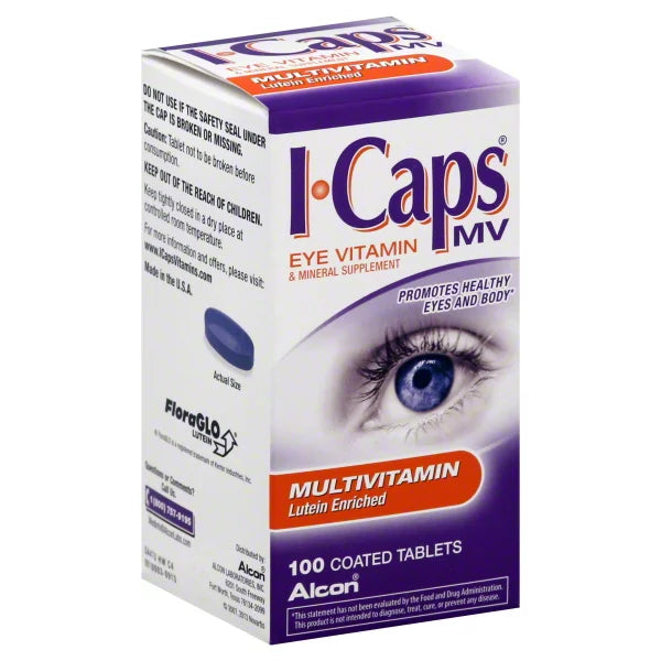 Multivitamin Eye Support Coated Tablets, 100 Count P325683