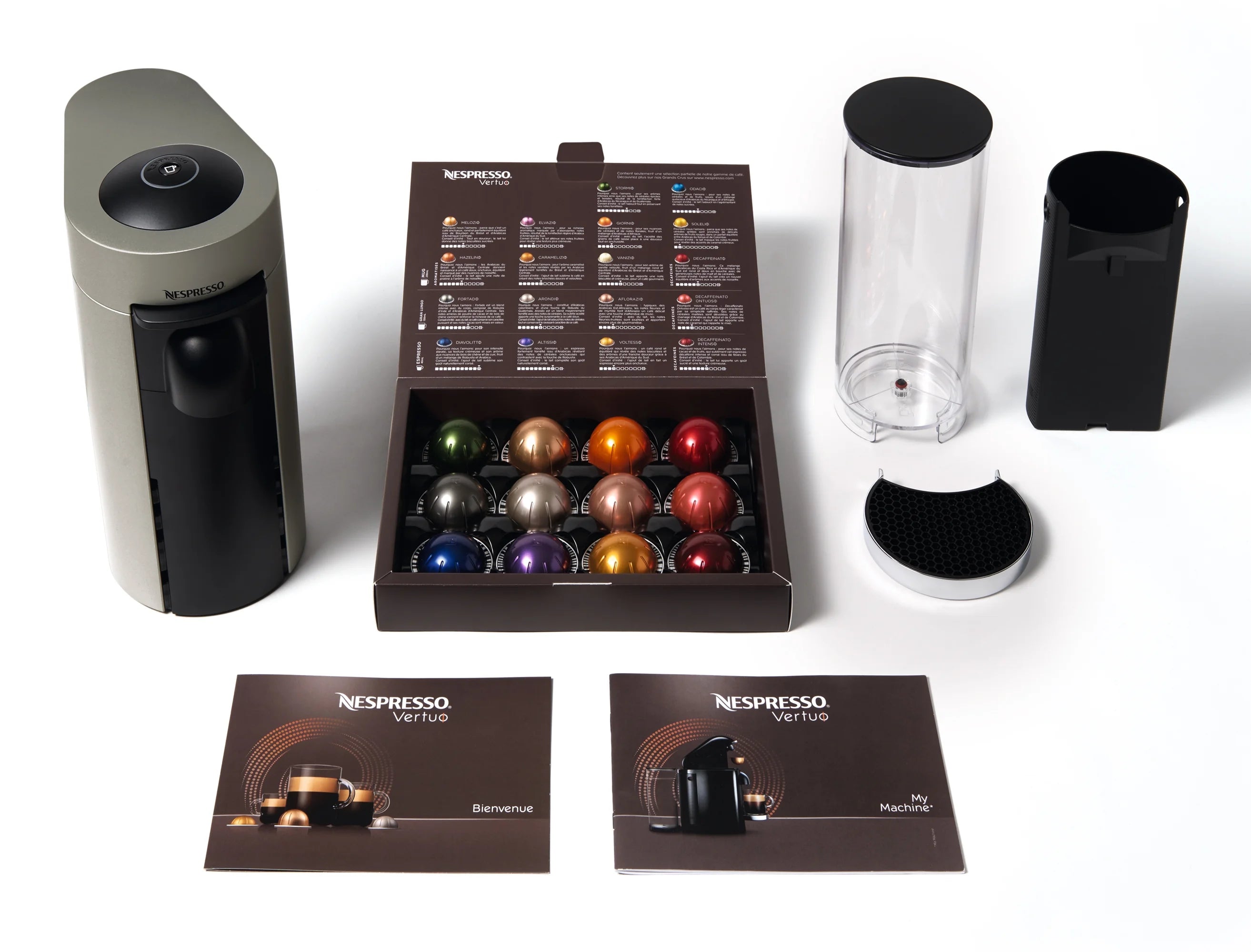 Coffee and Espresso Machine with Aerocinno, Gray R9040