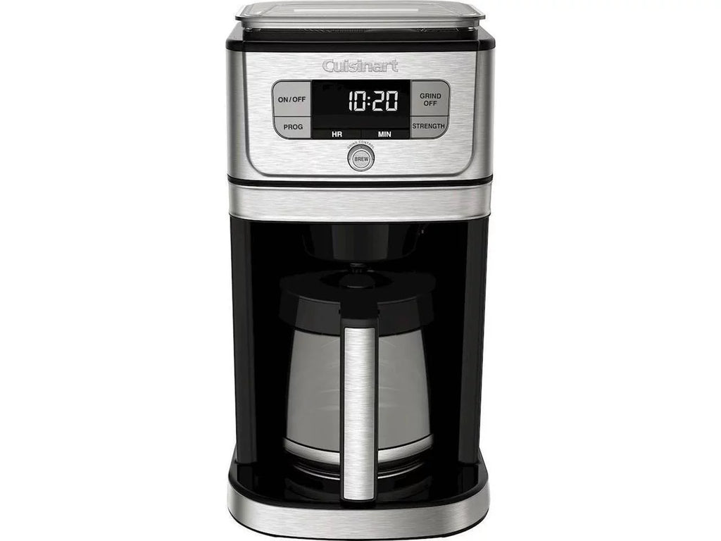 12 Cup Coffeemaker, Silver and Black E451