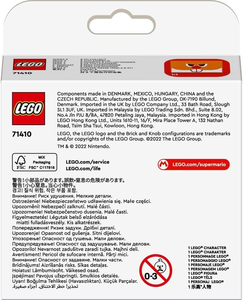 Super Mario Character Packs Series 5 Building Kit, Collectible Toys for Kids Aged 6 J993452