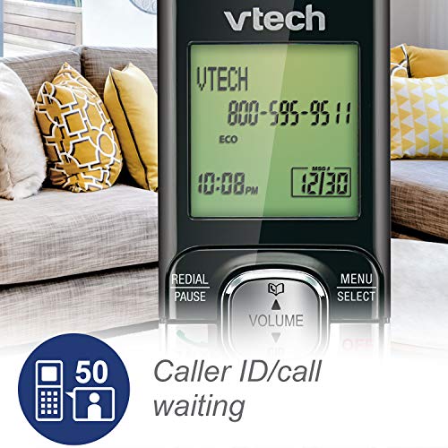 Cordless Phone with Answering System, 4 Handsets, Expandable to 5 V608568