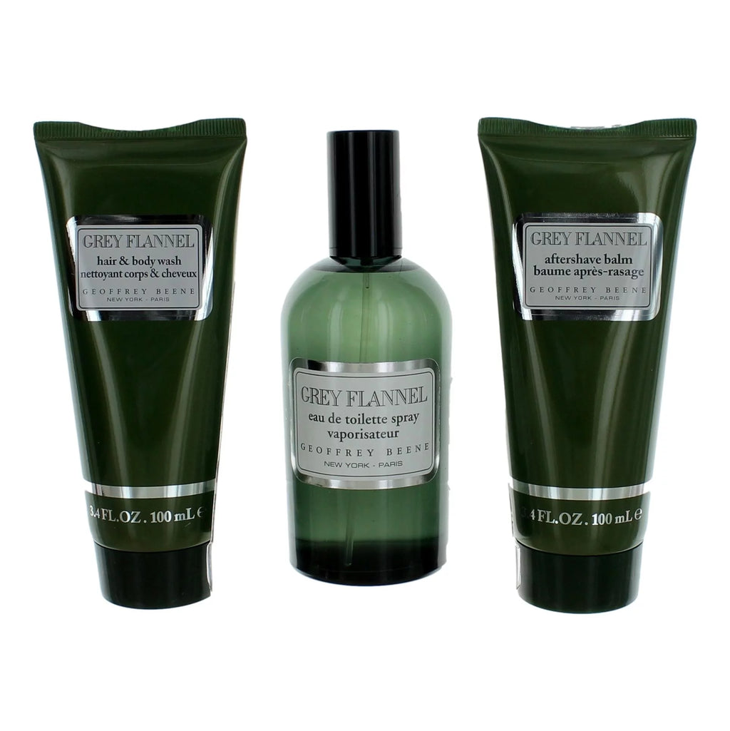 Grey Flannel 3-Piece Gift Set with EDT Spray, After Shave Lotion, and Hair & Body Wash Q65867