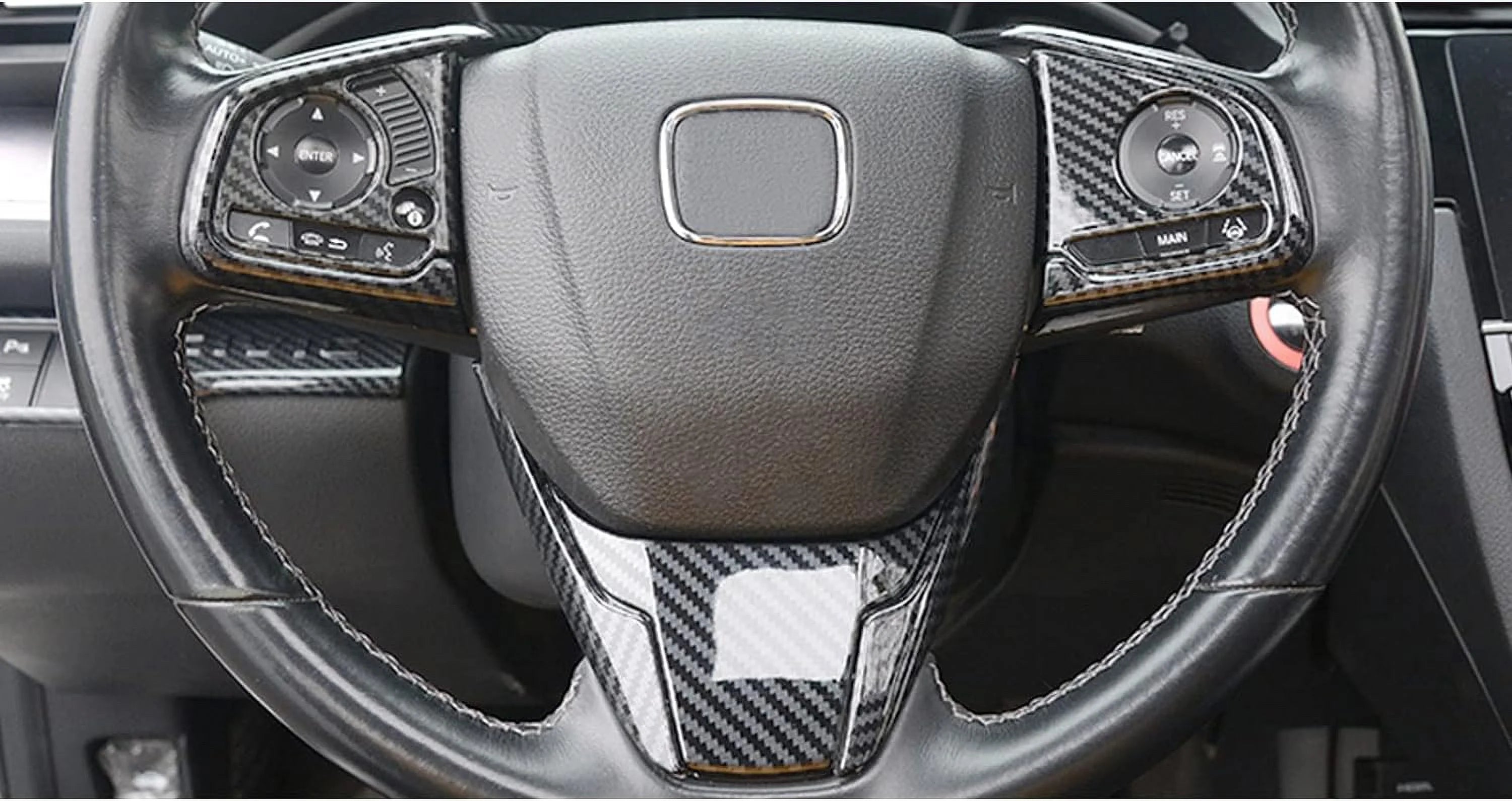 Interior Dashboard Trim Kit Carbon Fiber Pattern for Honda Civic 2016-2021 P199462