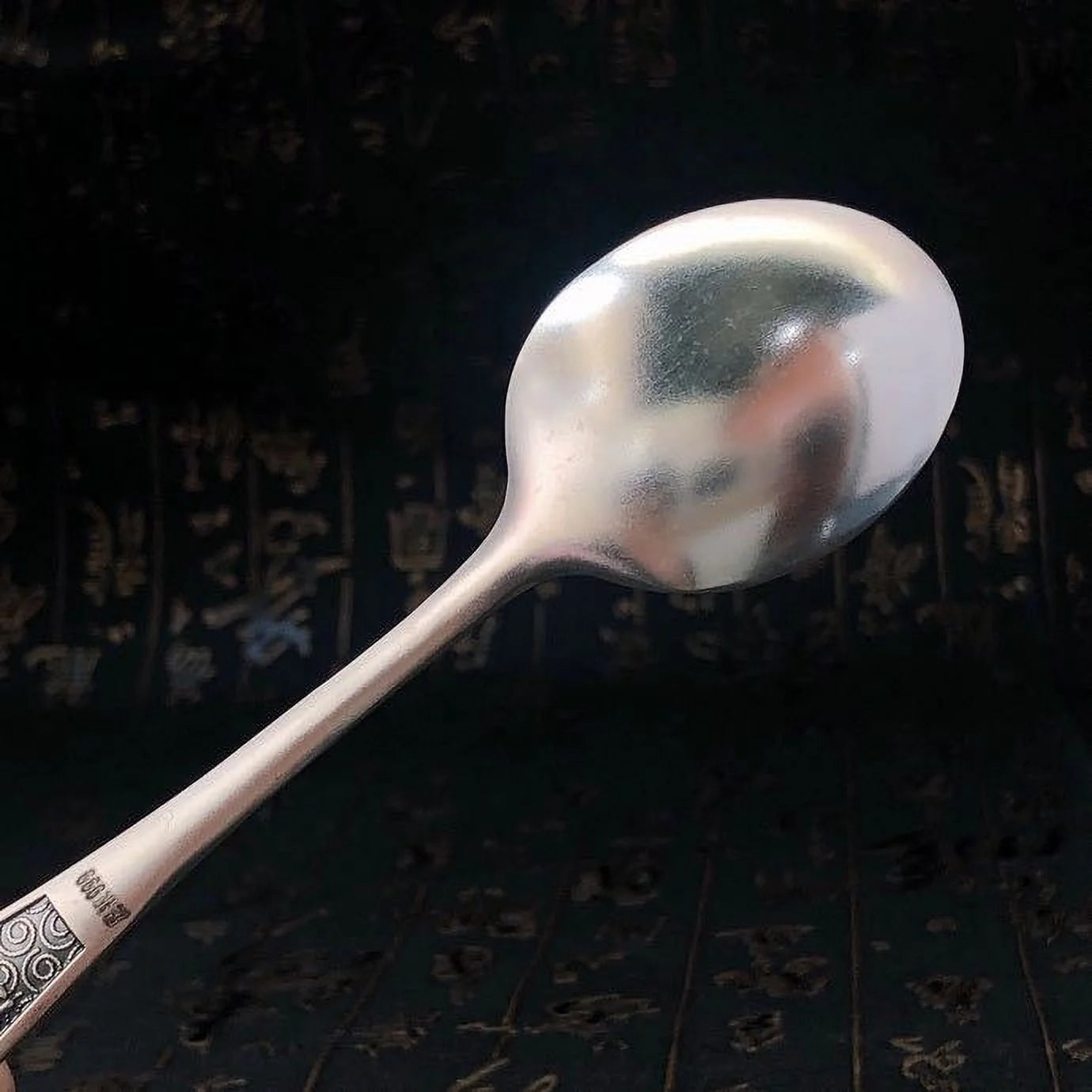 Sterling Silver Spoon for Soup, Rice, and Coffee N242562