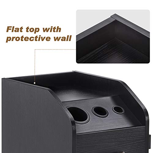Beauty Salon Trolley Storage Cart with Lockable Rolling Wheels, Drawer M131238