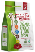 Tender & True Organic Chicken & Liver Recipe Dry Cat Food, 7 lb bag
