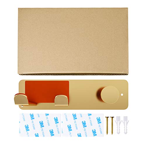 Hair Dryer Holder Wall Mounted, Stainless Steel Self Adhesive Rack, White F99449