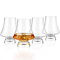 Luxbe - Bourbon Whisky Crystal Glass Snifter, Set of 2 - Narrow Rim Tasting Glasses - Handcrafted - Good for Cognac Brandy Scotch - 9-ounce/260ml
