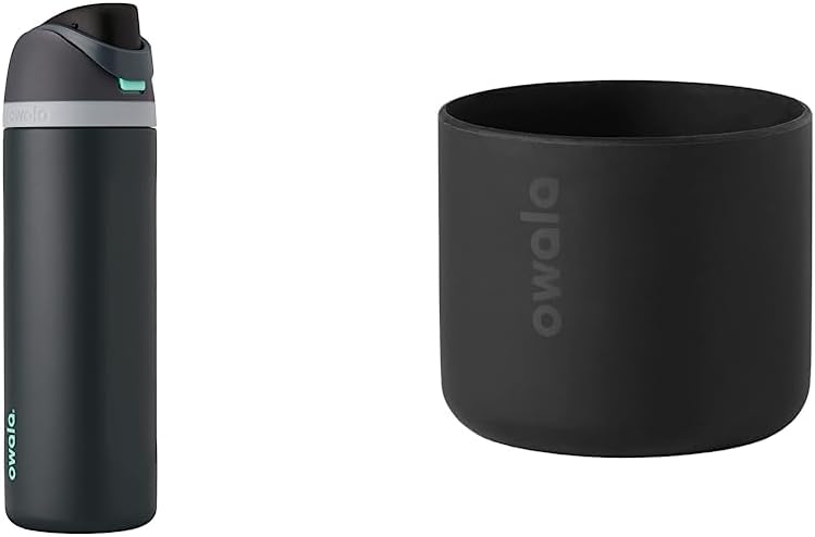 Owala FreeSip Insulated Stainless Steel Water Bottle with Silicone Boot