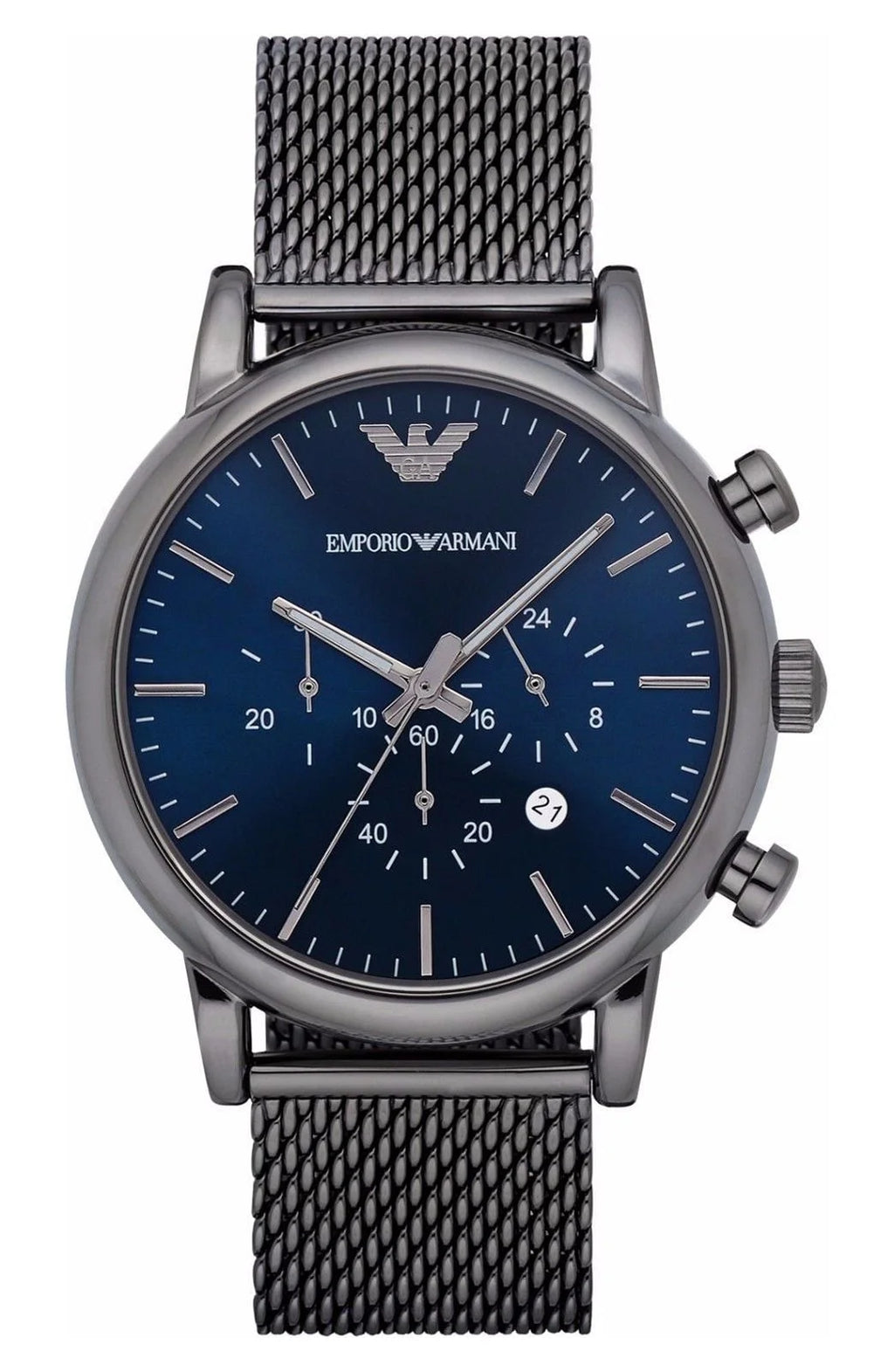 Emporio Armani Men's Chronograph Gunmetal Classic Dress Watch AR1979