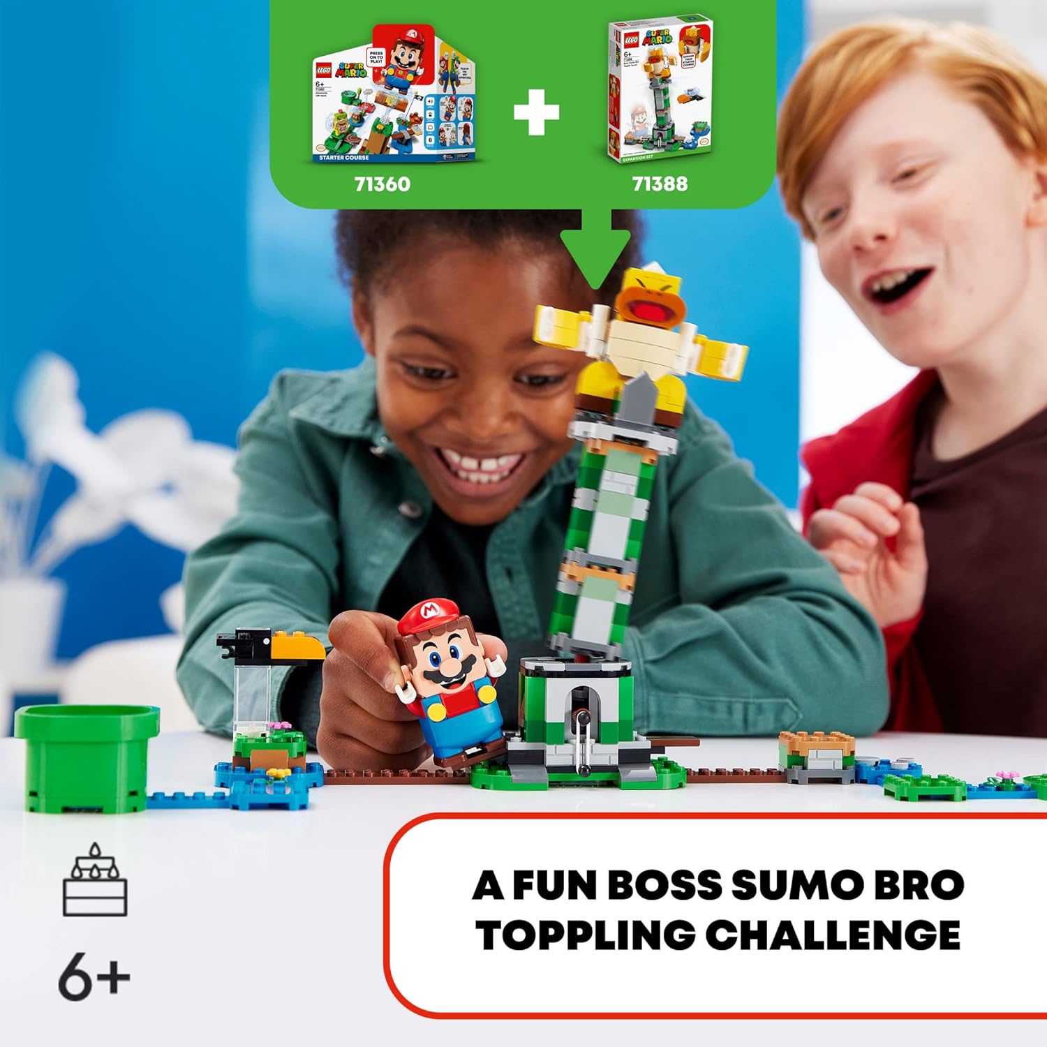 Boss Sumo Bro Topple Tower Expansion Set Building Kit (231 Pieces) Q88502
