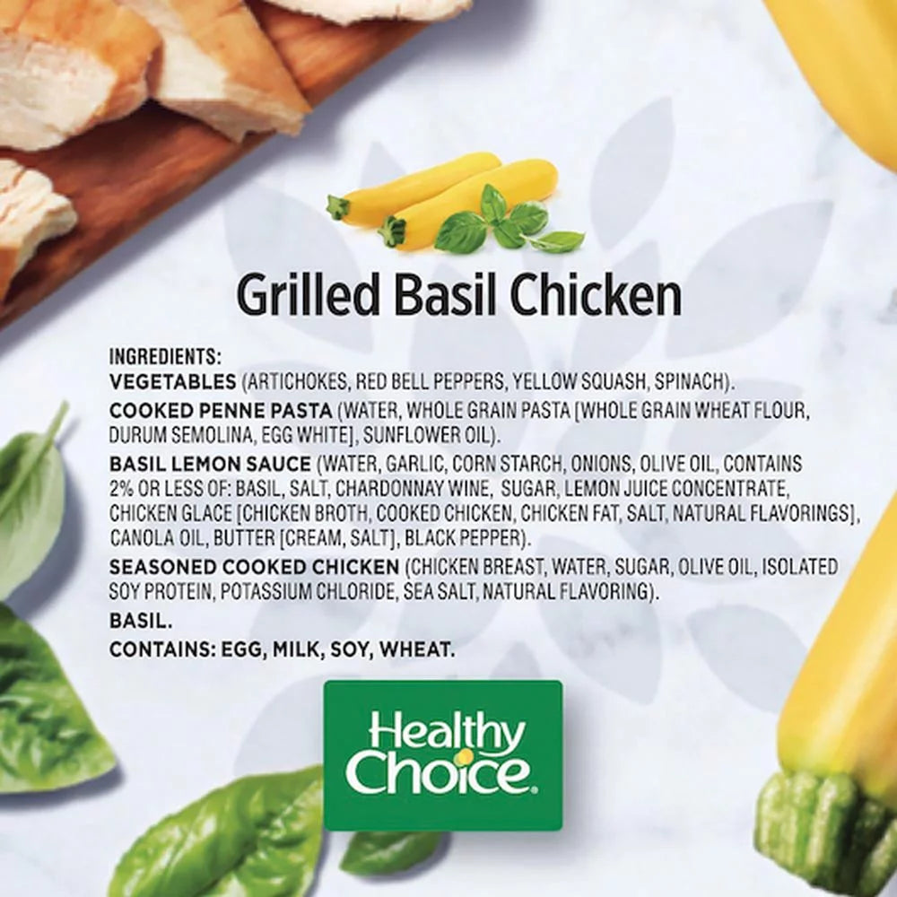 Grilled Basil Chicken Meal, 9.9 oz, 8-Pack F2447