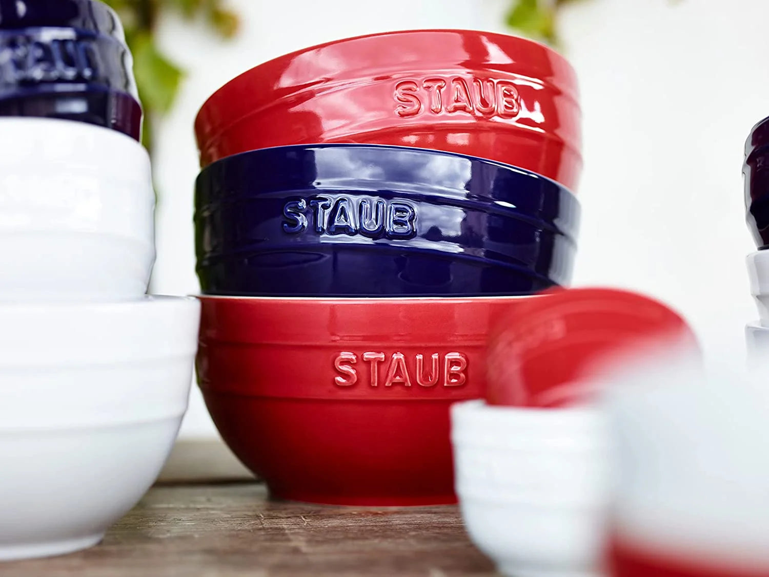 Ceramic Universal Bowl Set, 6.5-inch, Cherry, 32 Ounces Z454