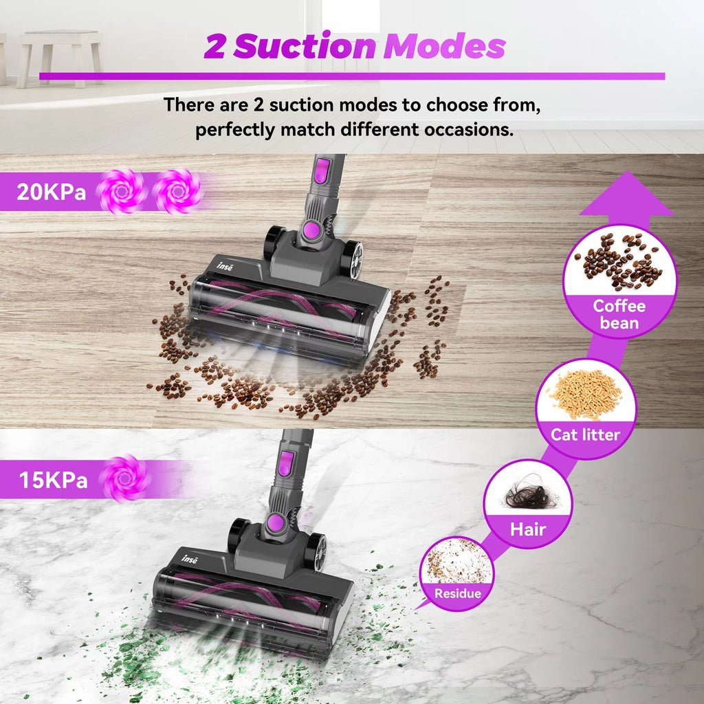 Cordless Stick Vacuum for Hard Floor Carpet Pet Hair R60007