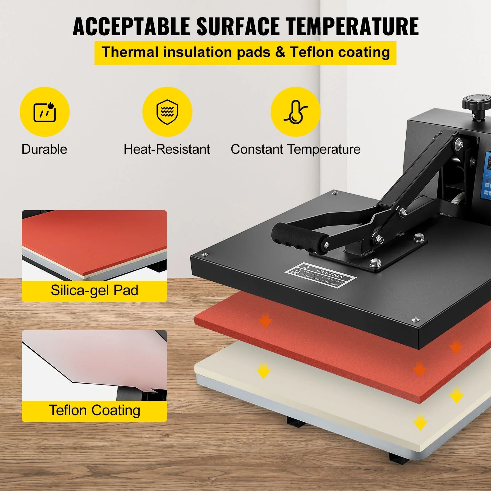 Heat Press Machine 16 x 20 Clamshell Sublimation Printer F262739