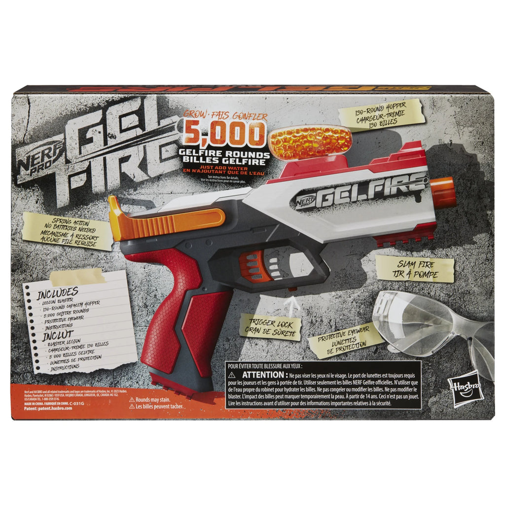 Gel Fire Blaster with 5000 Rounds and 130 Round Hopper U8233
