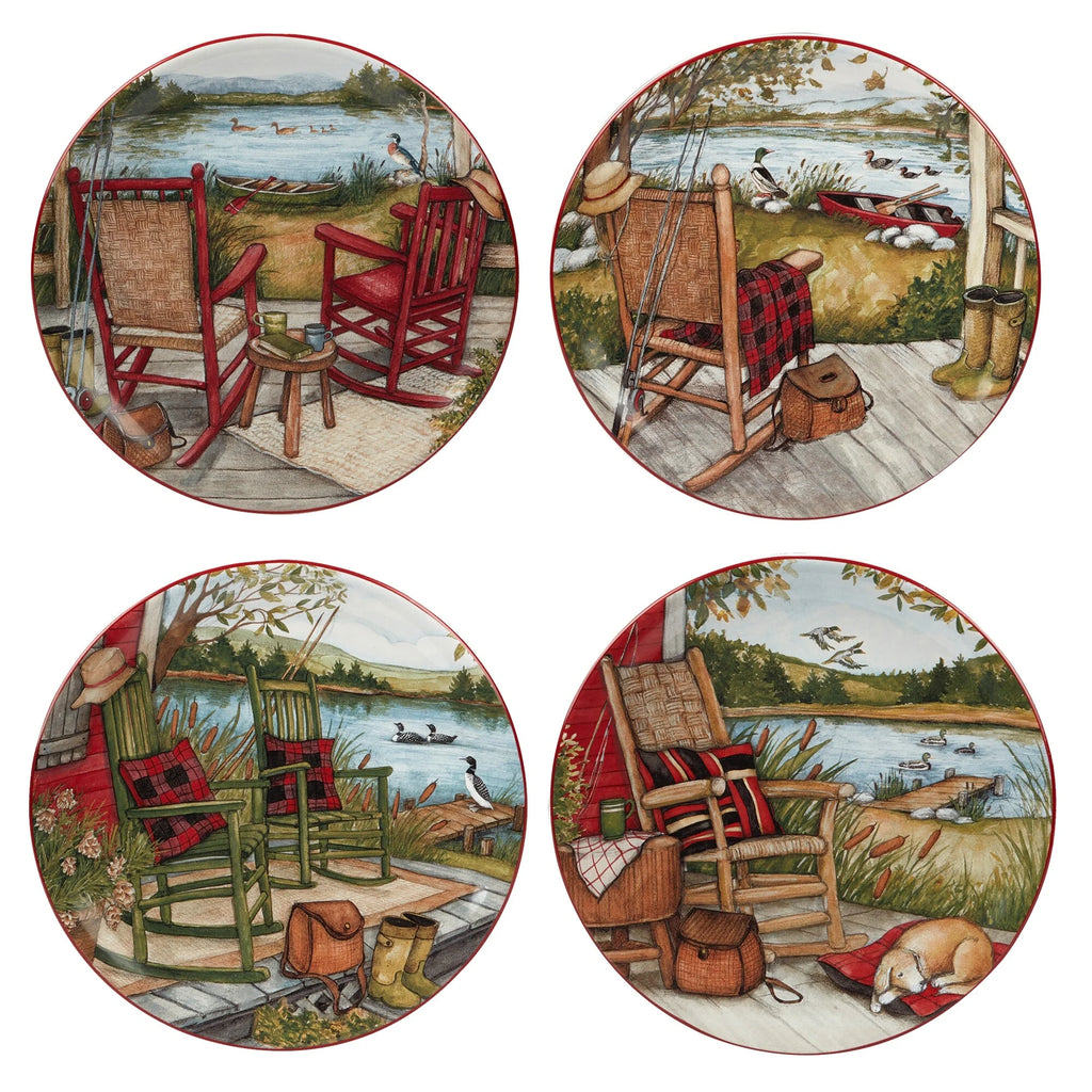 16 pc Dinnerware Set, Service for 4 X8971