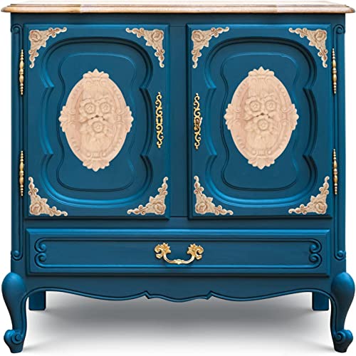 Wood Appliques Onlays Decorative for Furniture Unpainted L57190