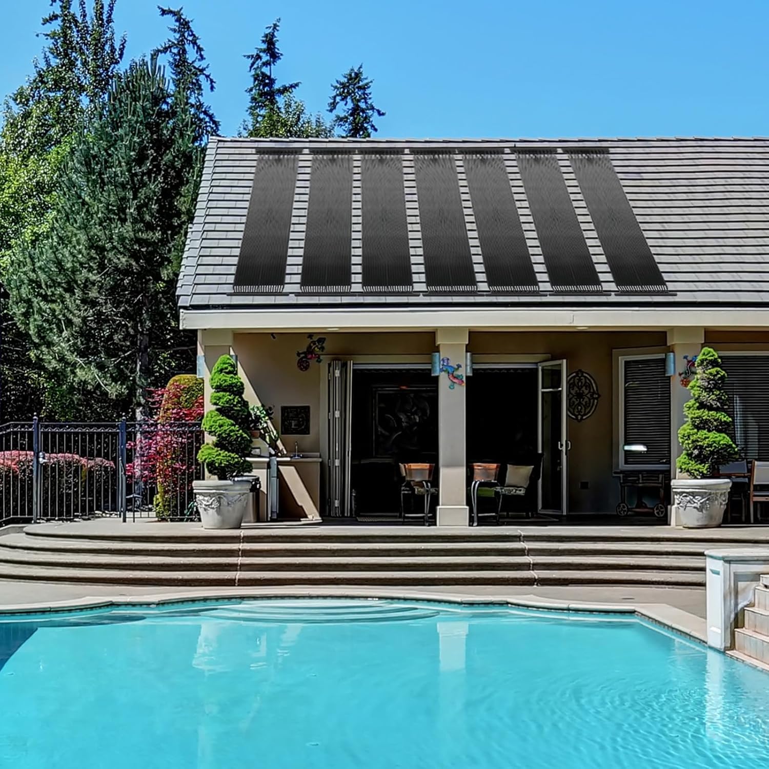 Solar Pool Heater Panel 2FT x 20FT for Above Ground and Inground Pools A142