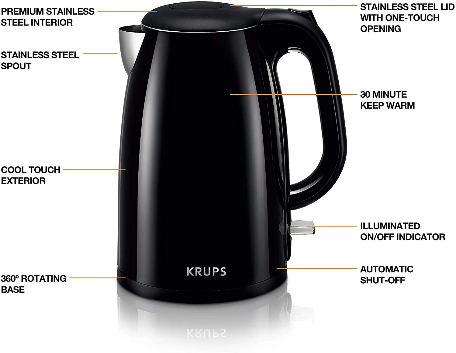 1.5L Stainless Steel Electric Kettle with Cool Touch U9775